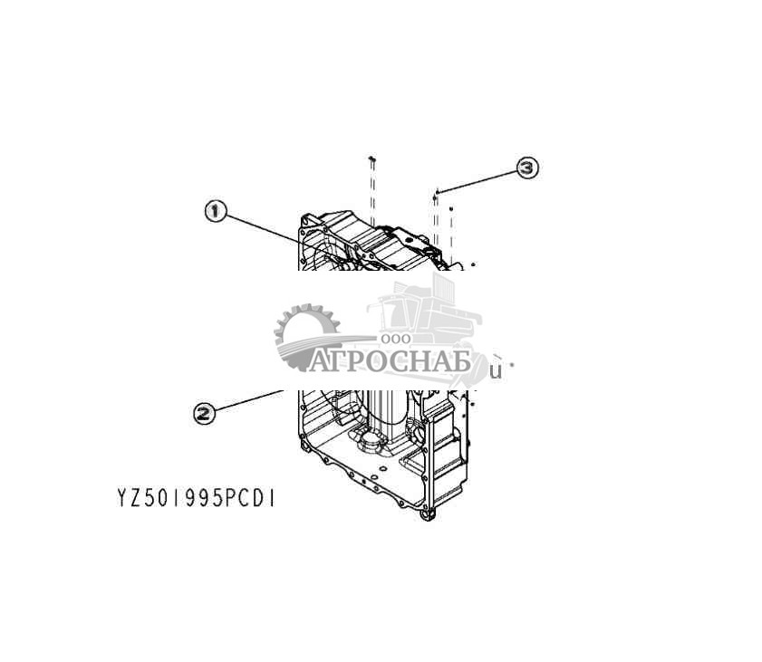 TRANSMISSION REAR HOUSING (INSIDE) 